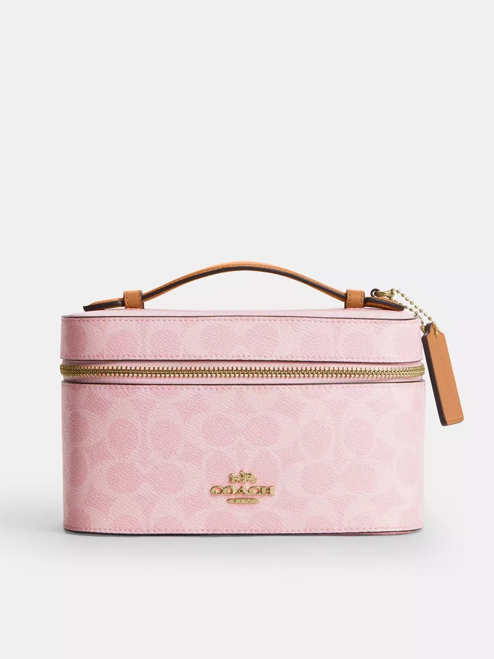 Coach Pink Signature Cosmetic Case